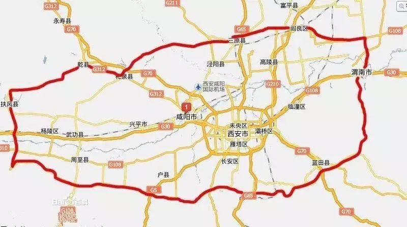 关中环线高速改六环
